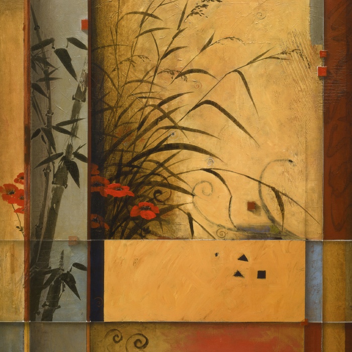 Bamboo Division painting - Don Li-Leger Bamboo Division art painting